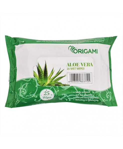 Origami Assorted Aloe Vera Wet Wipes
